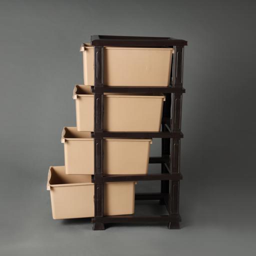 display image 1 for product Royalford 4 Layer Storage Rack