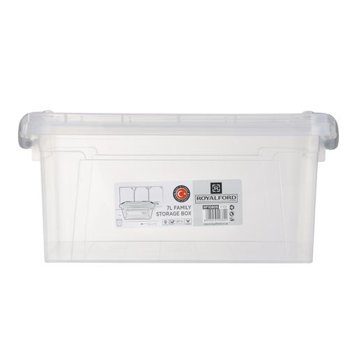 display image 8 for product Airtight Storage Boxes, 7L Plastic Food Container, RF10809 | Clear Latching Storage Box | Leak-Proof Container for Food, Home, Kitchen, Office, Picnic