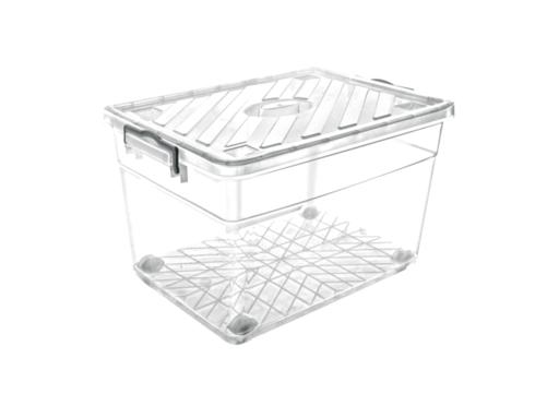40 Litre Plastic Pantry Box Food Container Meal Carrier Capacity 40L  Transparent