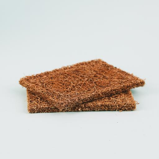 display image 1 for product 2 Pcs Coconut Fibre Scrubber, Natural Fibre, RF10821 | Biodegradable Sponge | Eco Friendly Washing up Sponge for Dishes | Scratch-Less Cleaning