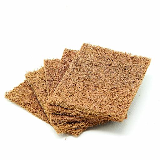 display image 4 for product 2 Pcs Coconut Fibre Scrubber, Natural Fibre, RF10821 | Biodegradable Sponge | Eco Friendly Washing up Sponge for Dishes | Scratch-Less Cleaning