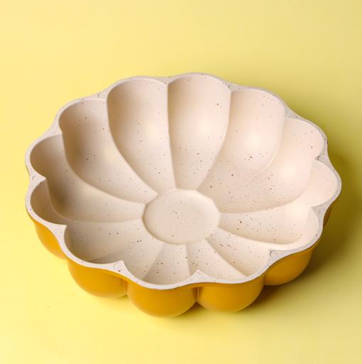 display image 2 for product Romeo Bundt Cake Pan, Aluminium Bundt Cake Tin, RF10837 | Non-Stick Granite Coating for Easy Release & Clean Up | Oven Safe Bakeware