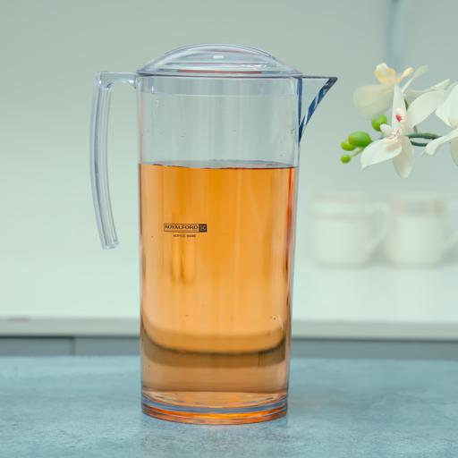 Plastic Water Pitcher with Spouting Lid Juice Ice Tea Cold Kettle Jugs 2.5  Liter