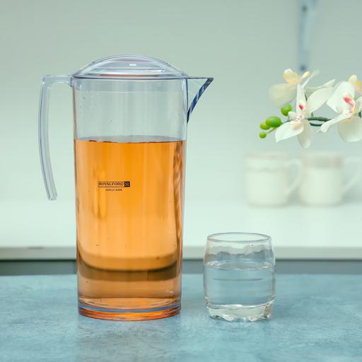 display image 3 for product Acrylic Water Jug, 2.2L Capacity Jug,  RF10845 | Juice Jug with Lid | Transparent Water Jug for Home, Cafes, Restaurants, Bar | Portable Multi-Purpose Jug | BPA-Free