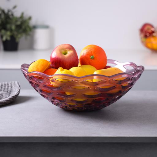 display image 5 for product Acrylic Fruit Bowl, Freezer Safe & BPA Free, RF10849 | Top Rack Dishwasher Safe | Countertop Fruit Basket – Vintage Style Wire Fruit Storage | Multi-Purpose | Compact Storage Space