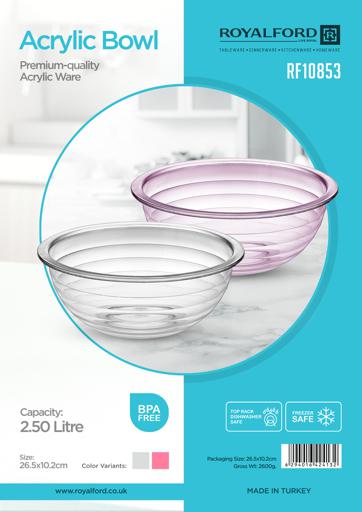 display image 8 for product Acrylic Bowl - 2.5 Litre