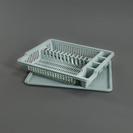 Plastic Dish Rack - Soft Pink