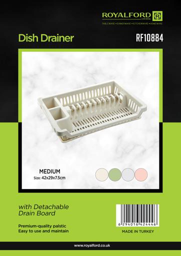 display image 7 for product Royalford Plastic Dish Drainer Medium