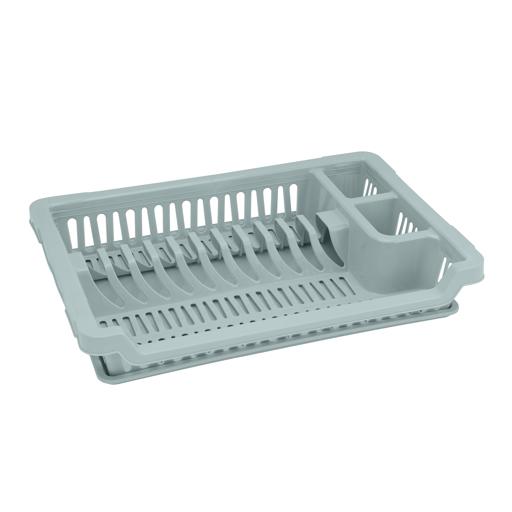 display image 5 for product Royalford Medium Dish Drainer| RF10884| Plastic Dish Drainer with Detachable Tray| Glass, Spoon and Utensils Holder| Dish Organizer for Kitchen| Dish Drying Basket| Compact and Stylish Design| Premium Quality| White