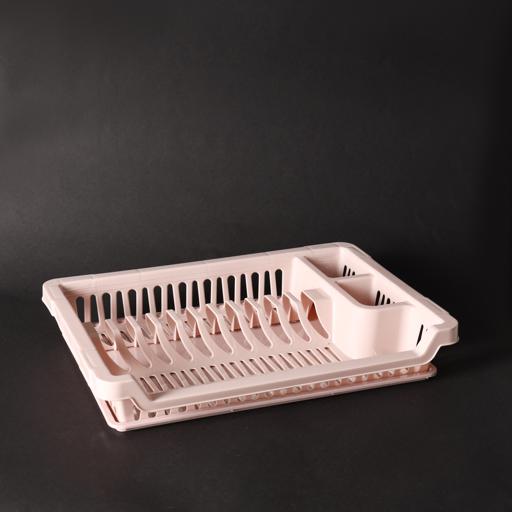 display image 3 for product Royalford Medium Dish Drainer| RF10884| Plastic Dish Drainer with Detachable Tray| Glass, Spoon and Utensils Holder| Dish Organizer for Kitchen| Dish Drying Basket| Compact and Stylish Design| Premium Quality| White