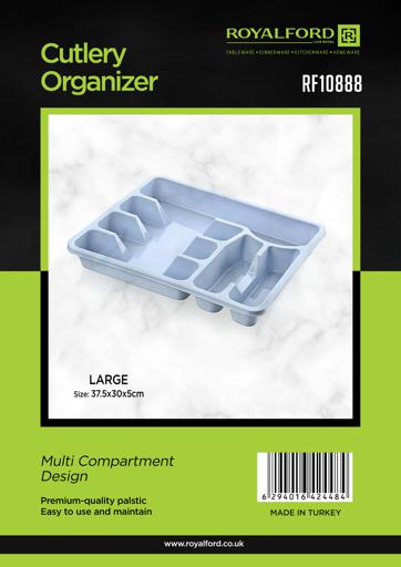 display image 8 for product Royalford Plastic Cutlery Organizer