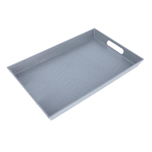 display image 7 for product Rectangular Leather Design Serving Tray, RF10925 | Breakfast Cereal Dessert Serving Tray | Ideal for Home & Restaurant | Elegant & Beautiful Sleek Design | Easy to Clean