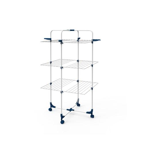 Royalford Metal Cloth Dryer - Blue/White