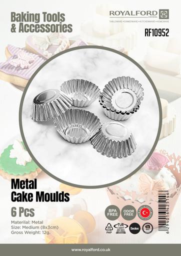 6PCS Cake Mold Silicone Rectangle Cake Mould Mini Muffin Cup