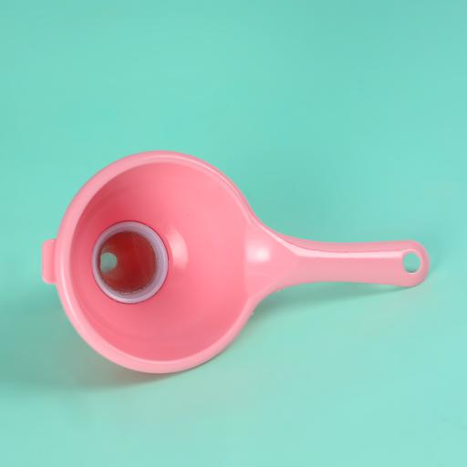 display image 1 for product Funnel with Strainer, PP Polymer Funnel, RF10953 | Funnel for Filling Bottles | Transferring of Liquid, Fluid, Dry Ingredients and Powder | Kitchen Tool