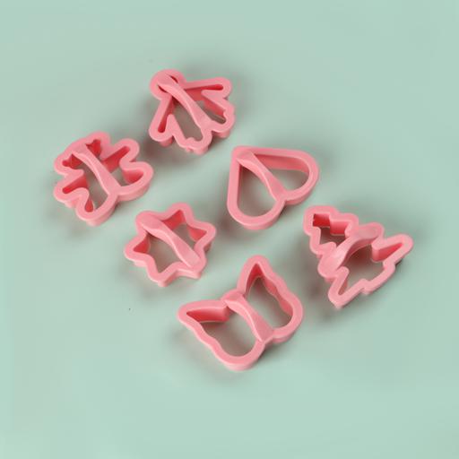 display image 7 for product Biscuit Moulds, 6pcs Mould for Baking Biscuit, RF10959 | Cookie Cutters for Children | Baking Tools for The Kitchen | 6pcs Different Shape Mould