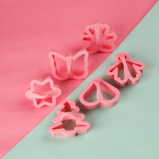 display image 6 for product Biscuit Moulds, 6pcs Mould for Baking Biscuit, RF10959 | Cookie Cutters for Children | Baking Tools for The Kitchen | 6pcs Different Shape Mould