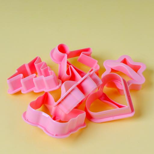 display image 1 for product Biscuit Moulds, 6pcs Mould for Baking Biscuit, RF10959 | Cookie Cutters for Children | Baking Tools for The Kitchen | 6pcs Different Shape Mould