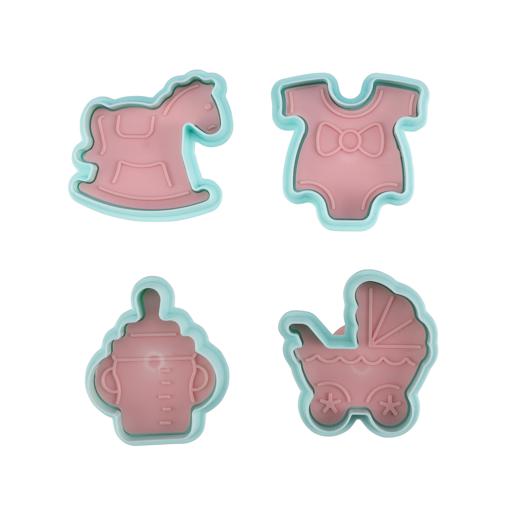 FAST SHIPPING Baby Shower Cookie Cutter Set, Baby Fondant Cutter