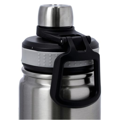  GO FLIP STRAW 650 ml dark grey - vacuum bottle