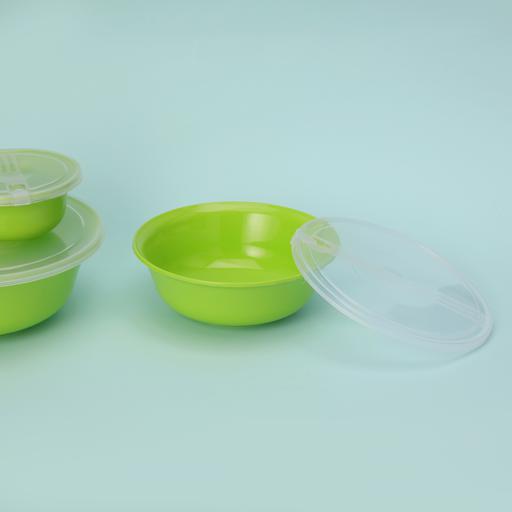 3pcs Bowl Set with Air-Tight Lid, Food Container, RF11007