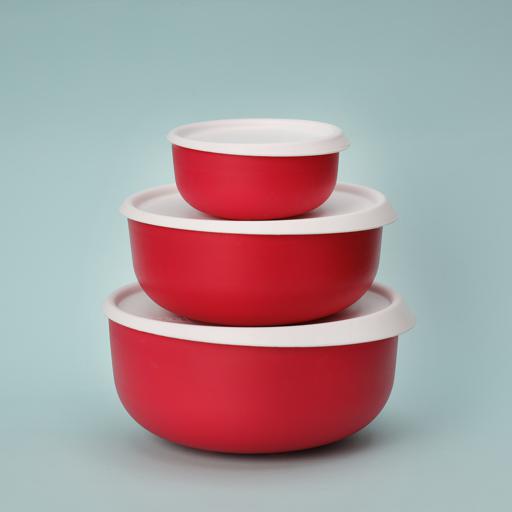 3pcs Bowl Set with Air-Tight Lid, Food Container, RF11009