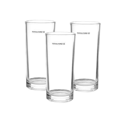 display image 7 for product Royalford 11Oz 3Pcs Glass - Water Cup Drinking Glass