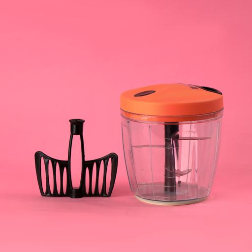 2-in-1 Pull Chopper, 1000ml PET Container, SS Blade, RF11036