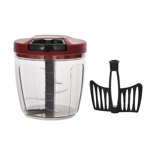 display image 0 for product 2-in-1 Pull Chopper, 1000ml PET Container, SS Blade, RF11036 | Manual Handheld Food Chopper/ Cutter | Mini Hand Pull Food Processor/ Mixer/ Dicer