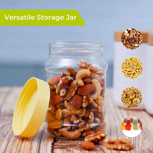 Crystalia BPA-Free Spice Jar Set with Handles