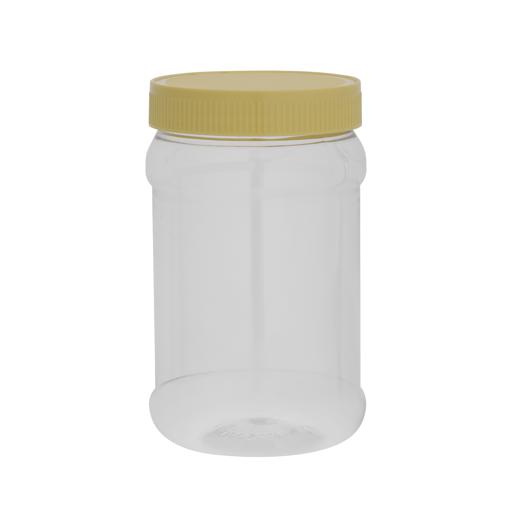 Round Air-Tight Pet Jar, 500ml Plastic Container, RF11095 | Keeps Your Food Fresh | Portable and Lightweight | Healthier Choice | BPA and Odour Free | Leak-Proof hero image