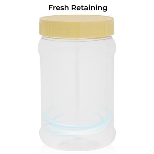 display image 8 for product Round Air-Tight Pet Jar, 750ml Plastic Container, RF11096 | Keeps Your Food Fresh | Portable and Lightweight | Healthier Choice | BPA and Odour Free | Leak-Proof