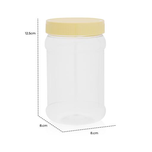 350ml, 12 oz Clear Acrylic Storage Jars Containers with Airtight