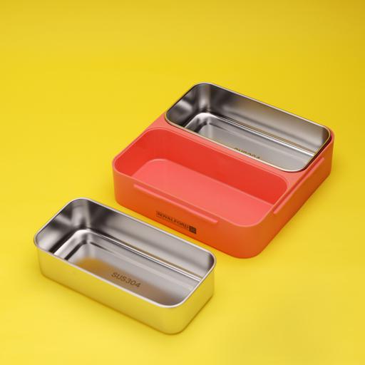 550 ml Stainless Steel Stackable Lunch Container for Adult bento lunch box  for kids with thermos