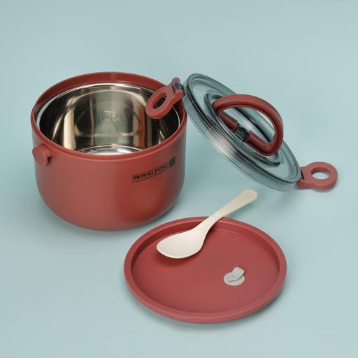 Hot Food Container For Round Heat New Stainless Steel Thermal Lunch Box