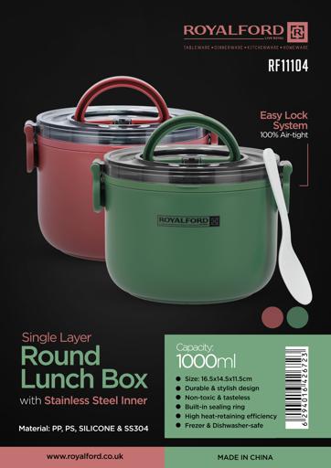 Double Layer Stainless Steel Lunch Box With Soup Bowl Leak-Proof