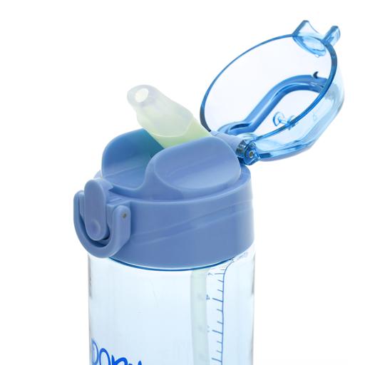 850ml Water Bottle Large Capacity Lock Design with Straw Measure