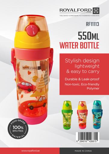 display image 9 for product 550ml Water Bottle, BPA-Free Plastic Bottle, RF11113 | One-Press Open Lid | Leak-proof Design for Teenager, Adult, Sports, Gym, Fitness, Outdoor, Cycling, School & Office