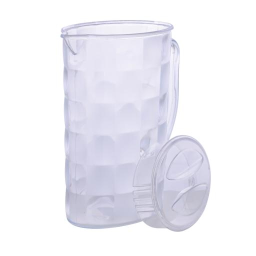 display image 4 for product Plastic Water Jug, 1.90L Juice Jug with Lid, RF11155 | Transparent Water Jug for Home, Cafes, Restaurants, Bar | Portable Multi-Purpose Jug | BPA-Free