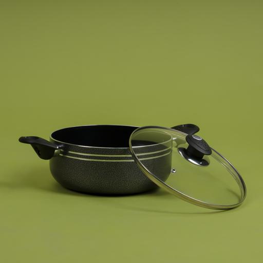 display image 4 for product Royalford Non-Stick Casserole with Stainless Steel  Lid - 20CM