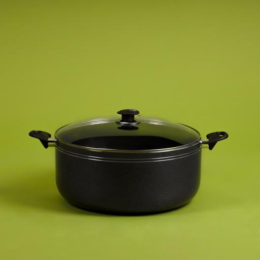 display image 3 for product Royalford Non-Stick Casserole with Stainless Steel  Lid - 34CM