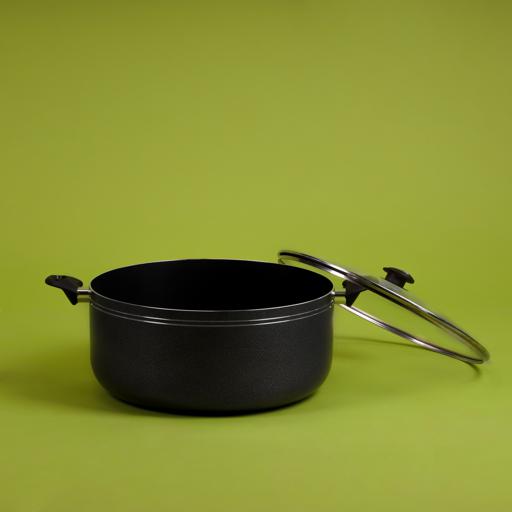 display image 5 for product Royalford Non-Stick Casserole with Stainless Steel  Lid - 34CM