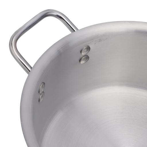 display image 3 for product Royalford Cooking Pot Set with Steel Handle, RF11204 | Non-Stick Aluminium Cookware Set | Evenly Heating Base | Casseroles with Lids