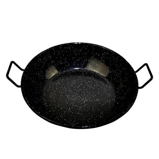display image 0 for product Royalford Enamel Coated Deep Paella Pan - 32Cm