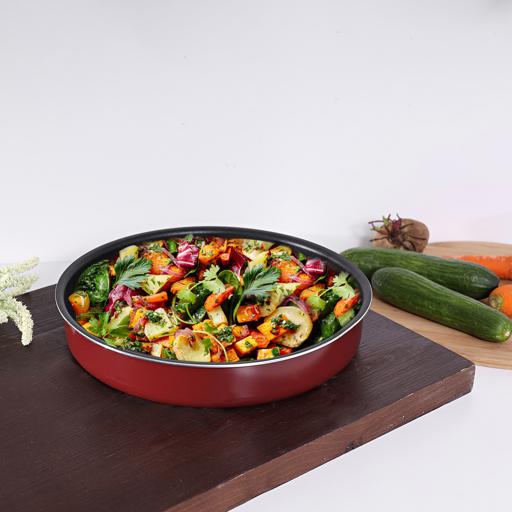 display image 1 for product Royalford Non-Stick Round Baking Tray, 28 Cm