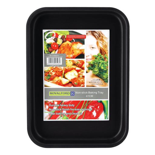 display image 9 for product Non-Stick Square Baking Tray, 41cm Bakeware, RF1149-SP41 | Heavy Duty & Sturdy Design | Ideal for Cakes, Brownies, Bread Sticks, Cream Pie, Cookies, & More