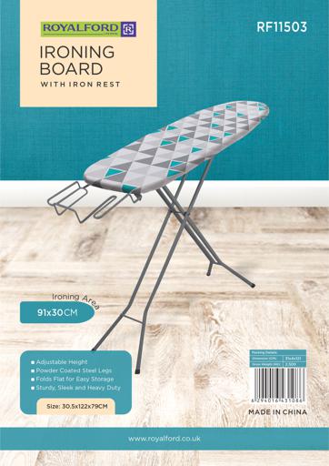 display image 9 for product Royalford Mesh Ironing Board