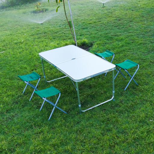 display image 2 for product Royalford Camping Folding Table with 4 Chair