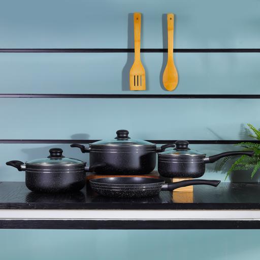 display image 3 for product Royalford 9Pcs Non Stick Cooking Set