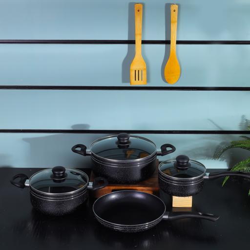 display image 4 for product Royalford 9Pcs Non Stick Cooking Set
